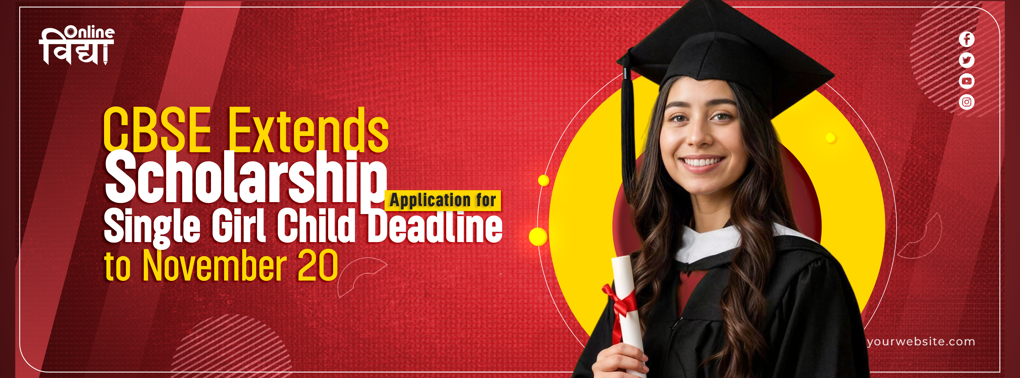 CBSE Extends Scholarship Application for Single Girl Child Deadline to November 20