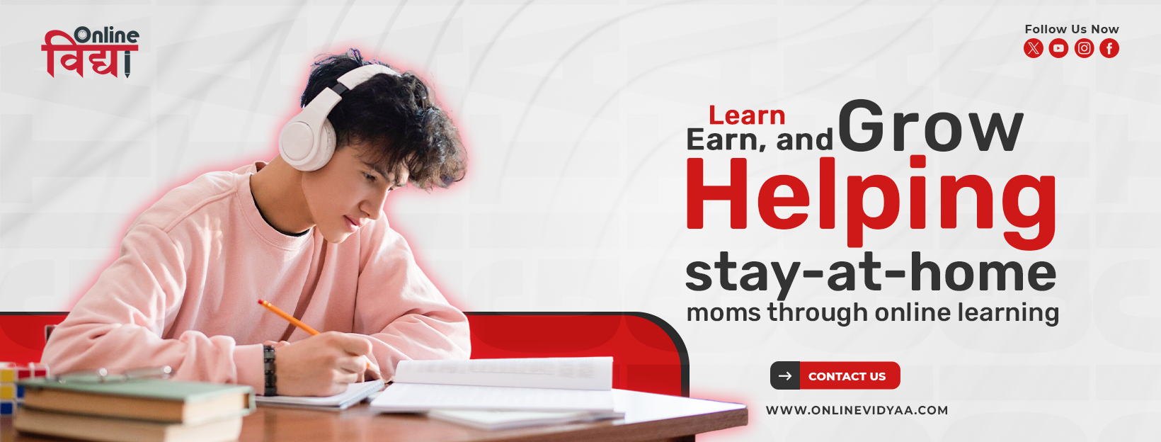 Learn, Earn, and Grow | Helping stay-at-home moms through online learning.
