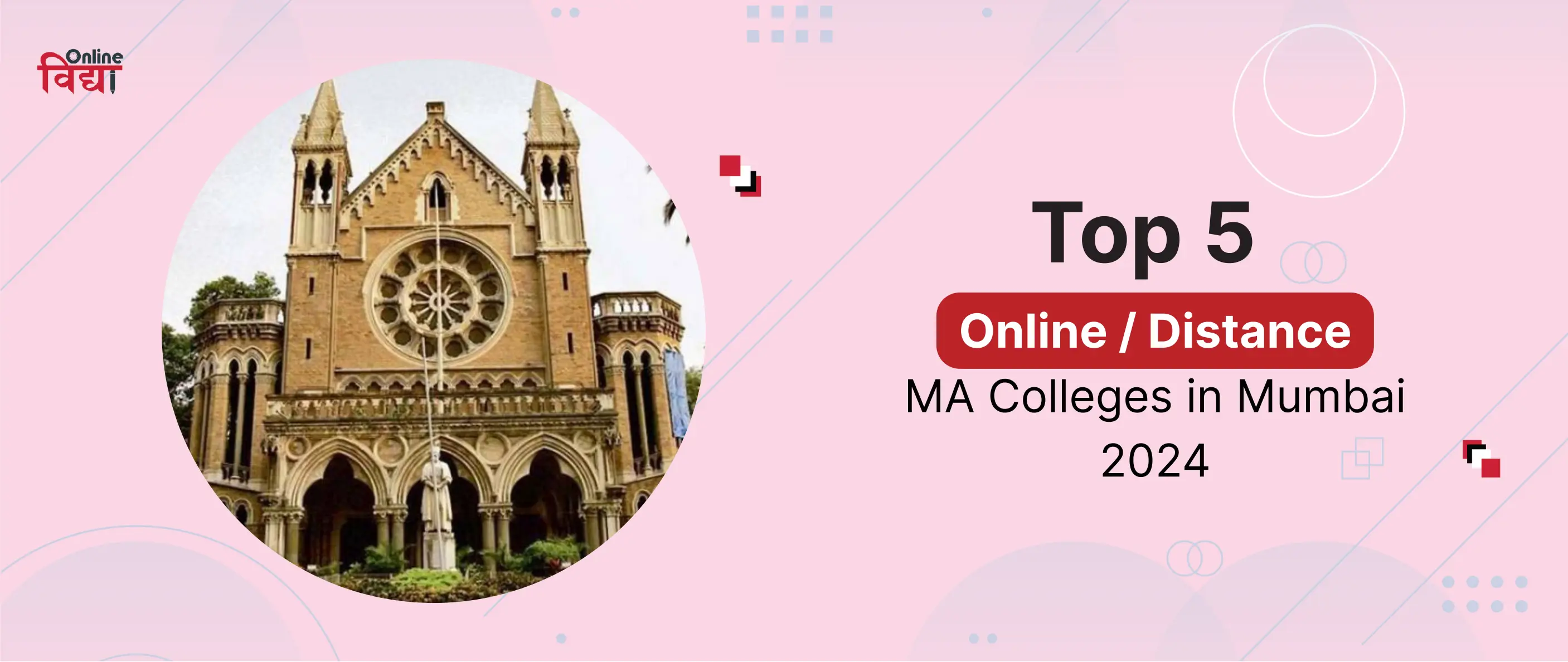 Top 5 Online/Distance MA Colleges in Mumbai 2024